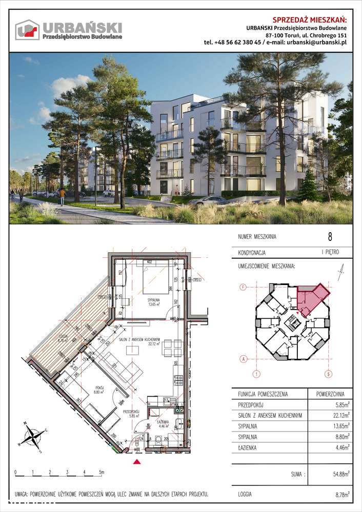 Grasera 12 | apartament 3-pok. | M08 - Pełny obrazek: 4/14