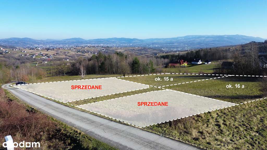 Działka budowlana z widokiem na Beskid Sądecki - Pełny obrazek: 2/20