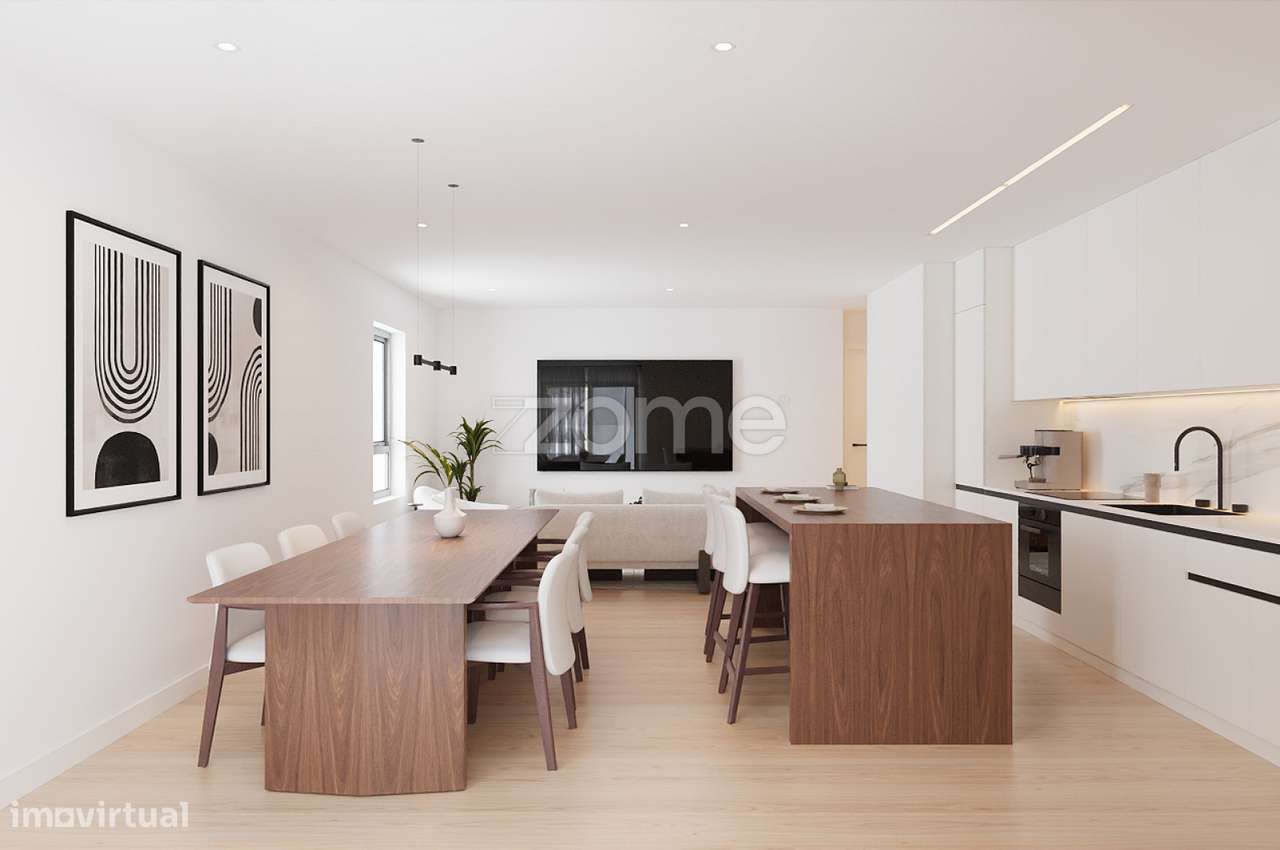 T2 Novo com Varanda e Garagem Um Novo Conceito de Morar Bem - Grande imagem: 4/31