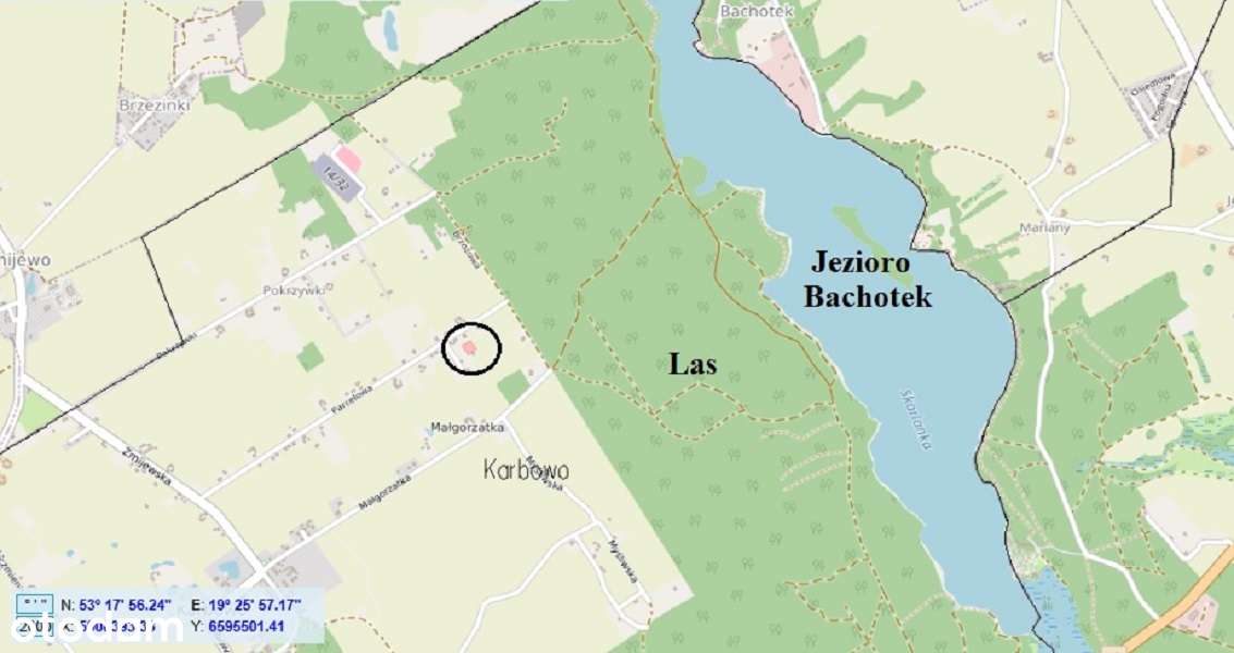 Małgorzatka. Piękna działka w pobliżu Jeziora Bachotek-6