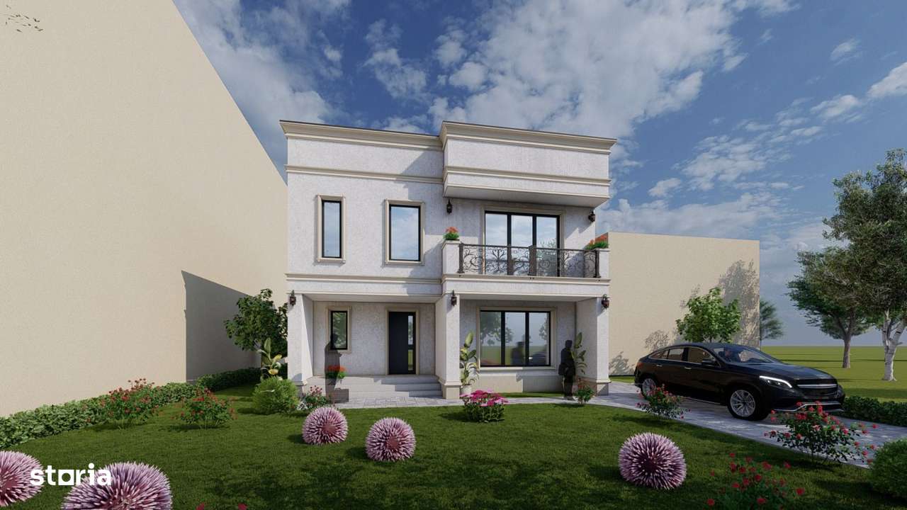 Vila Neoclasica zona CENTRALA Otopeni curte 500m2 - Imagine principală: 4/10