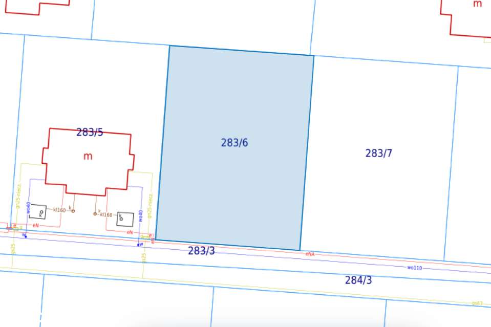 Działka budowlana/ Wisznia Mała/ pod bliźniaka lub jednorodzinny - Pełny obrazek: 3/5