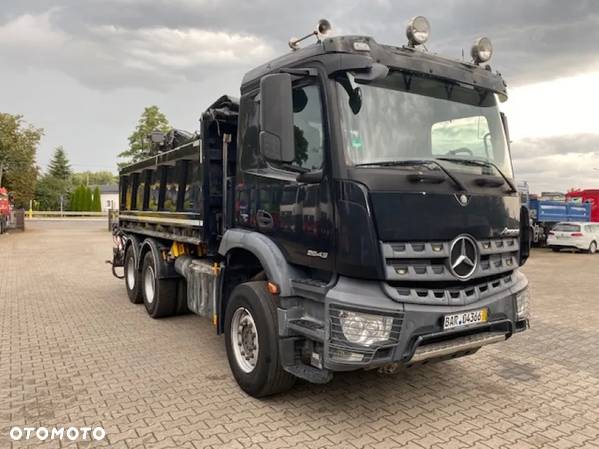 Mercedes-Benz AROCS 2643 6X4 , WYWROTKA MEILLER BODRMSATIK Z ŻURAWIEM - 3