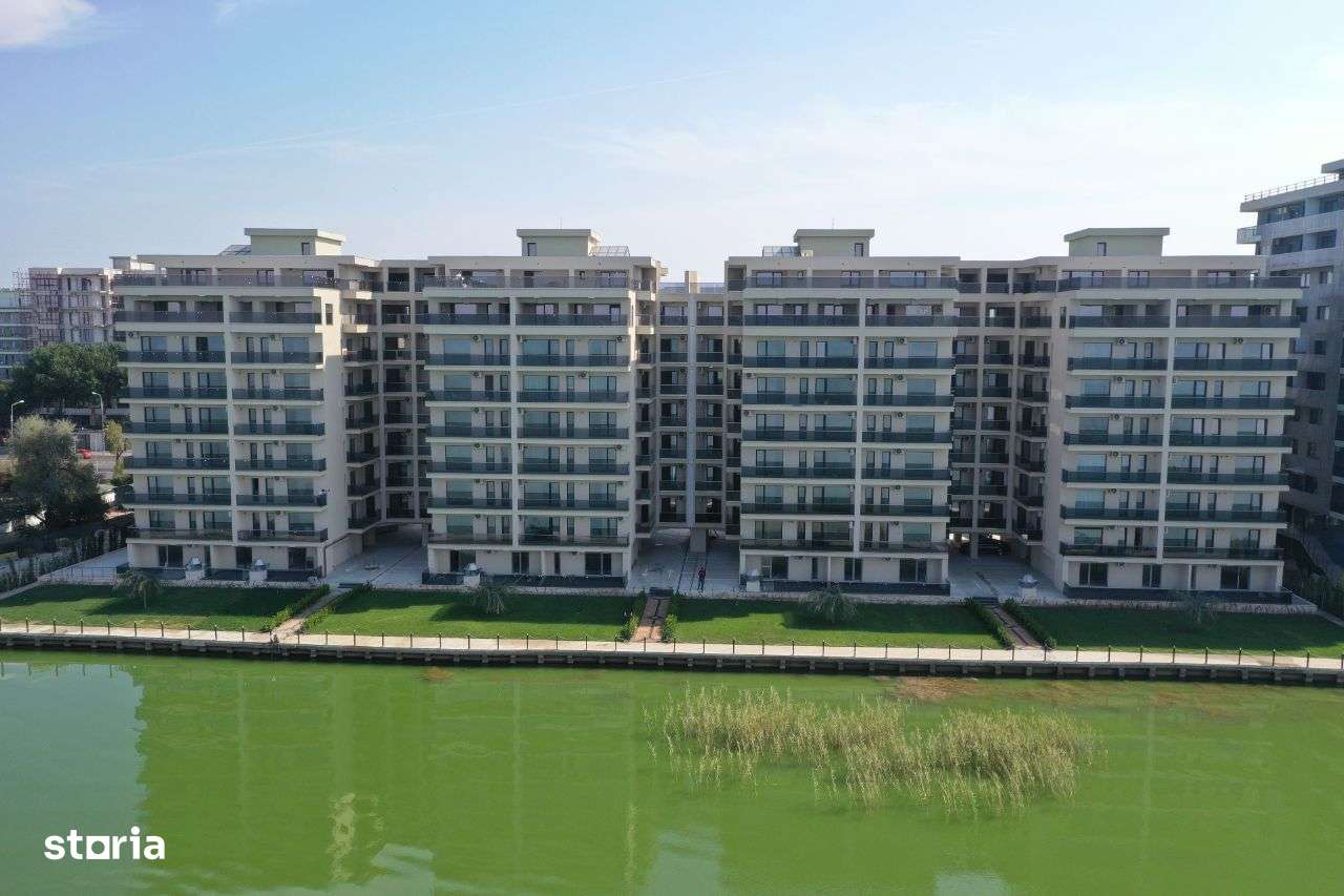 Solid Residence BUTOAIE- 2 CAMERE-CURTE PROPRIE finalizat,frontal lac - Imagine principală: 5/10