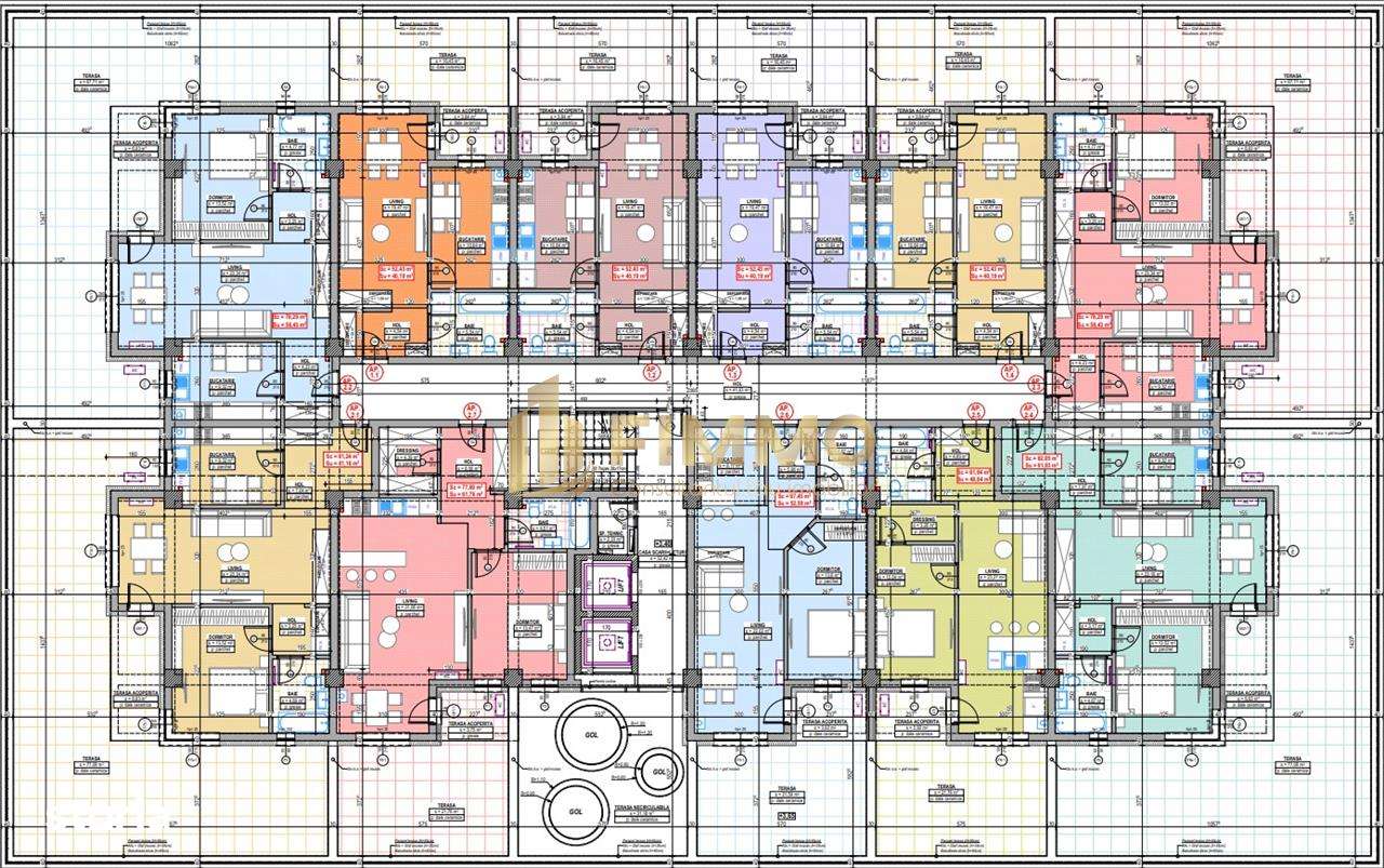 Apartamente 3 cam | 59mp | Terasa 68mp  | Traian Vuia | ID:1163 - Imagine principală: 4/6
