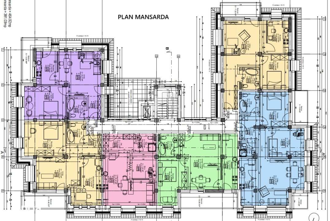 Apartamente cu 2 camere cu terasa, lift, langa parc 1 Mai-8
