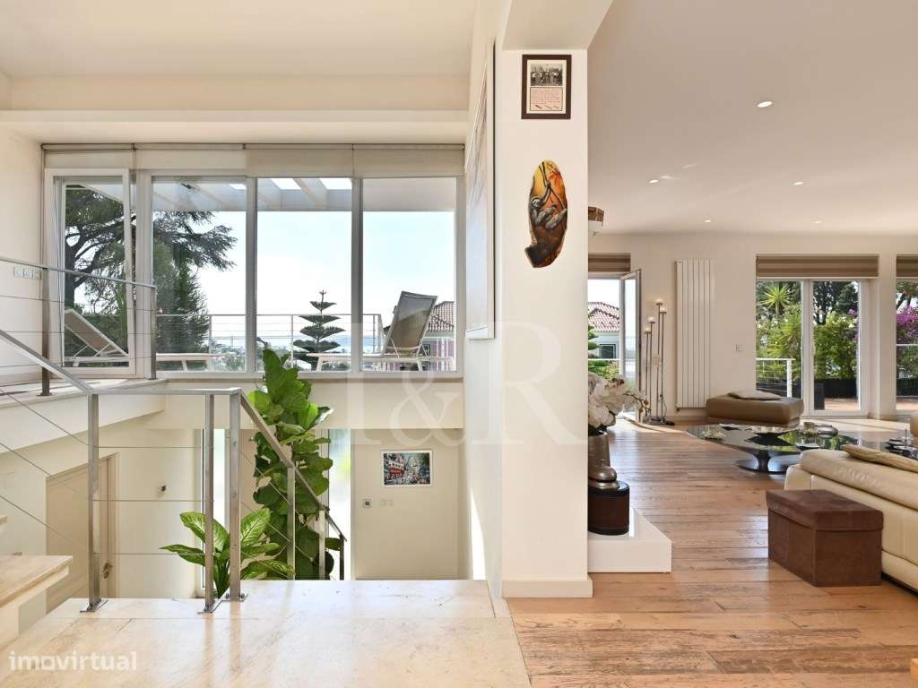 Moradia T6 com jardim, piscina e vista rio no Restelo, Lisboa-9