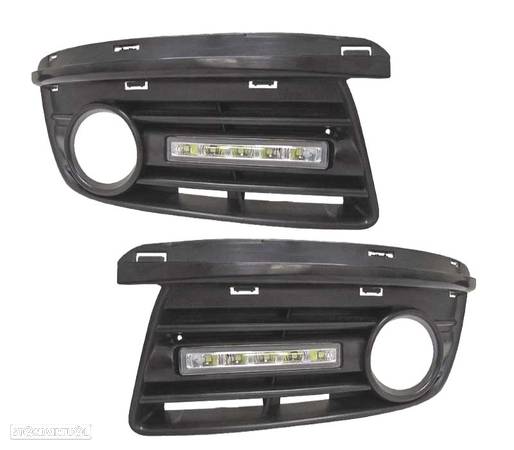 GRELHAS LUZ DIURNA LED PARA VOLKSWAGEN VW JETTA 05-10 - 1