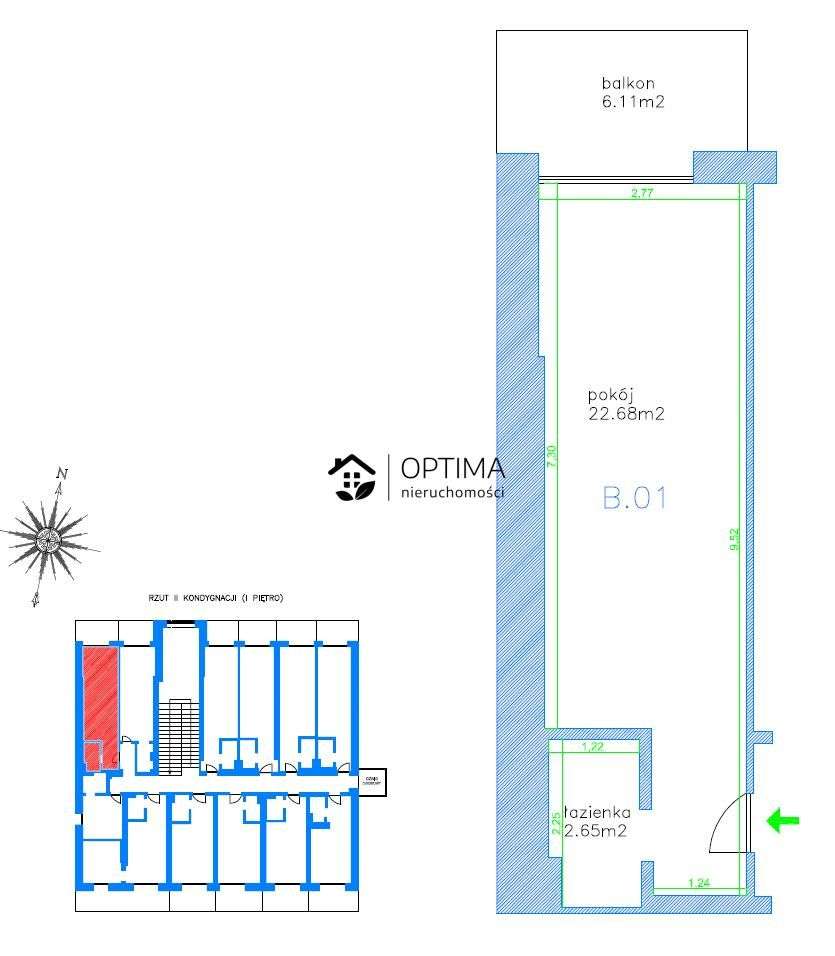 Okazja! Gotowy lokal B.01 cena zawiera 23% Vat-7