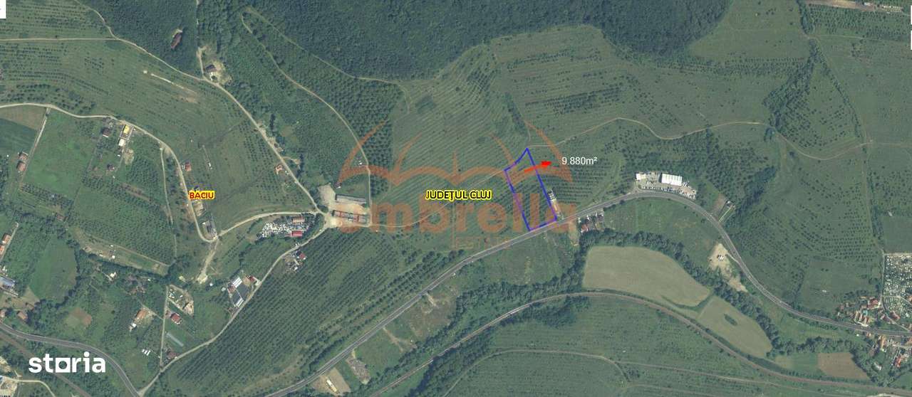 Teren intravilan de vanzare in Baciu 9.880m² - Imagine principală: 4/4
