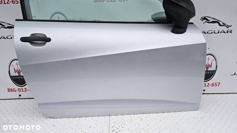 Seat Ibiza 6J 4 IV Drzwi przód prawy Drzwi przednie prawe 3 DRZWI kolor LS7Y Szyba Podnośnik Zamek - 5