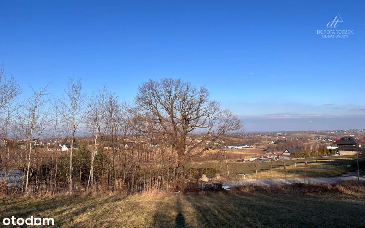 Działka budowlana widokowa | Biskupice | 900 m²