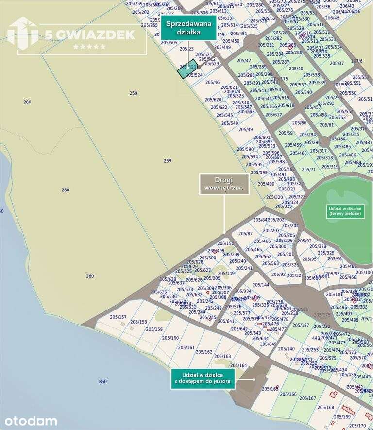Duża działka budowlana + udział w prywatnej plaży.-16