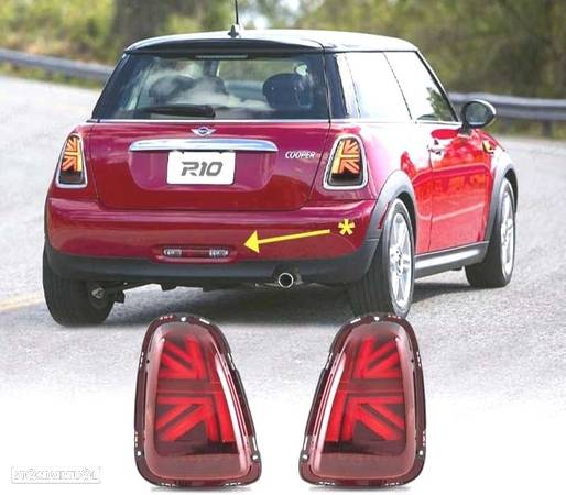 FAROLINS LED PARA MINI COOPER R56 R57 07-14 VERMELHO - 1