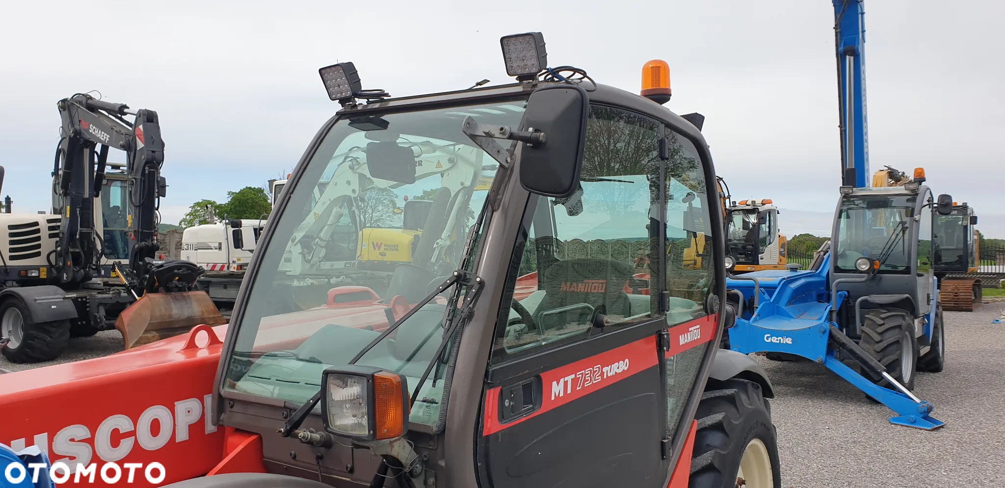 Manitou MT732 rok 2001 sprowadzona łyżka + widły cała w oryginale - 22