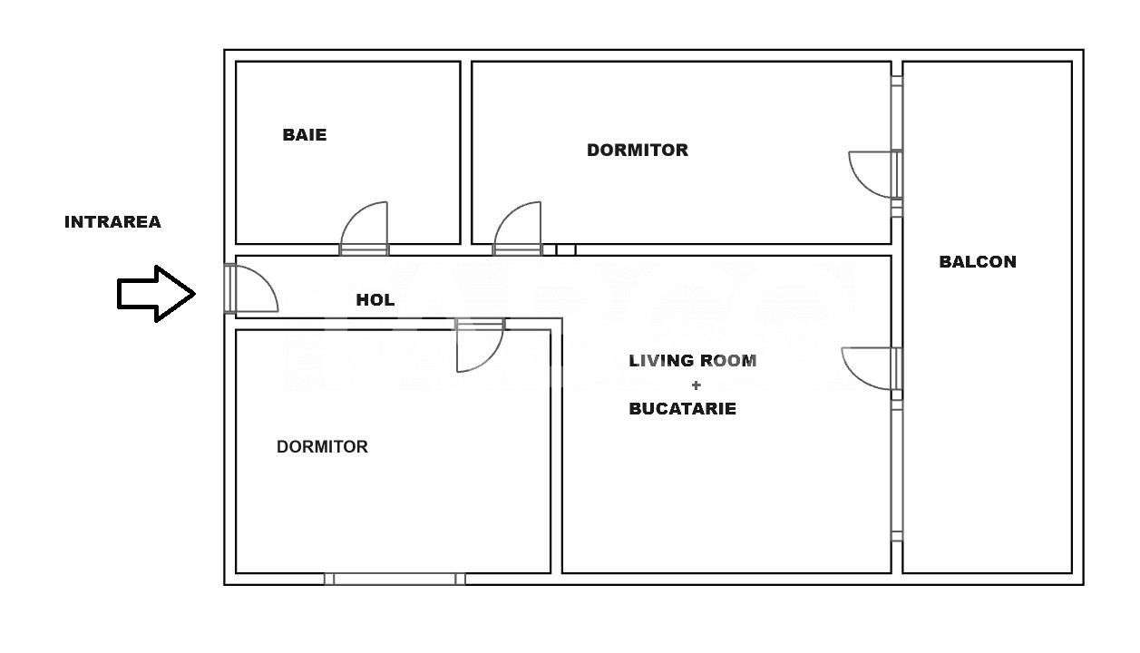 Super apartament la parter inalt -3 camere balcon si parcare proprie - Imagine principală: 4/17