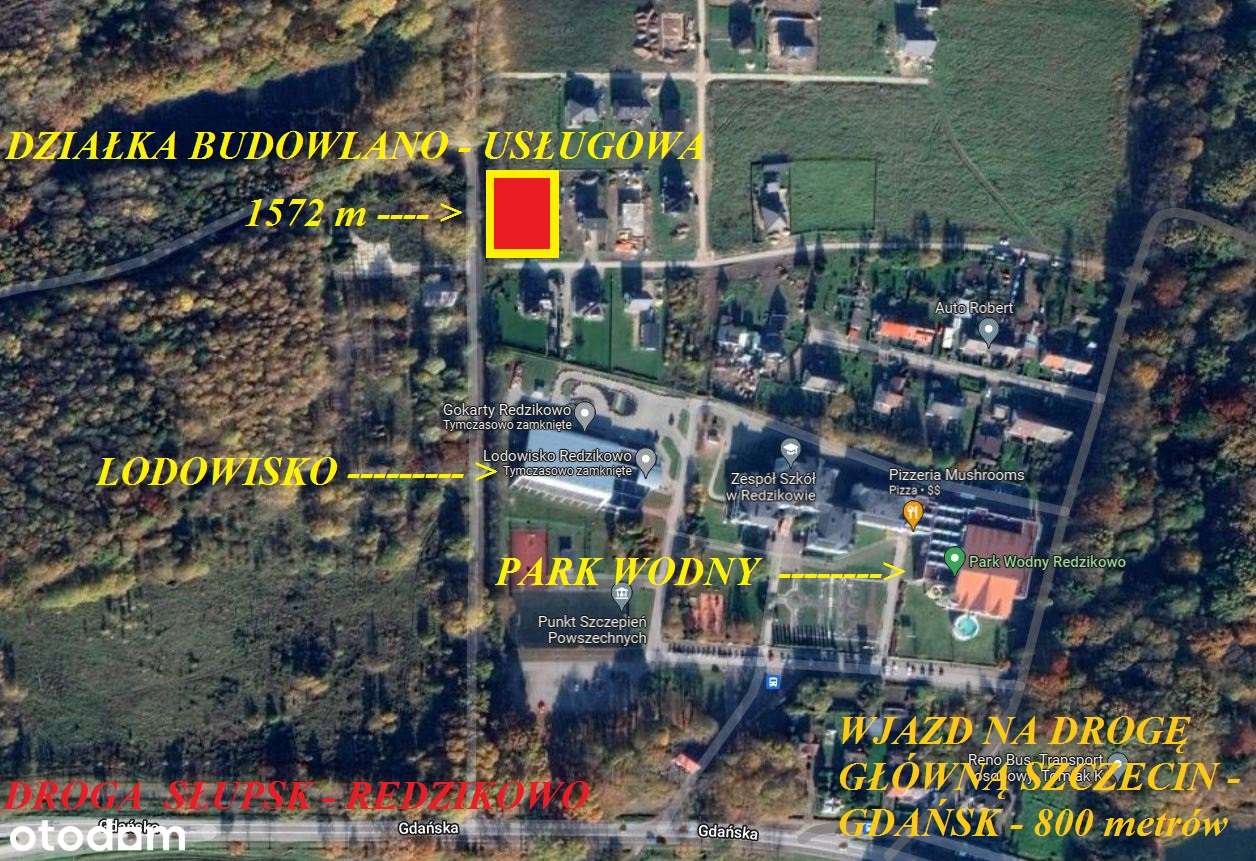 Działka, 1 572 m², Redzikowo - Pełny obrazek: 2/7