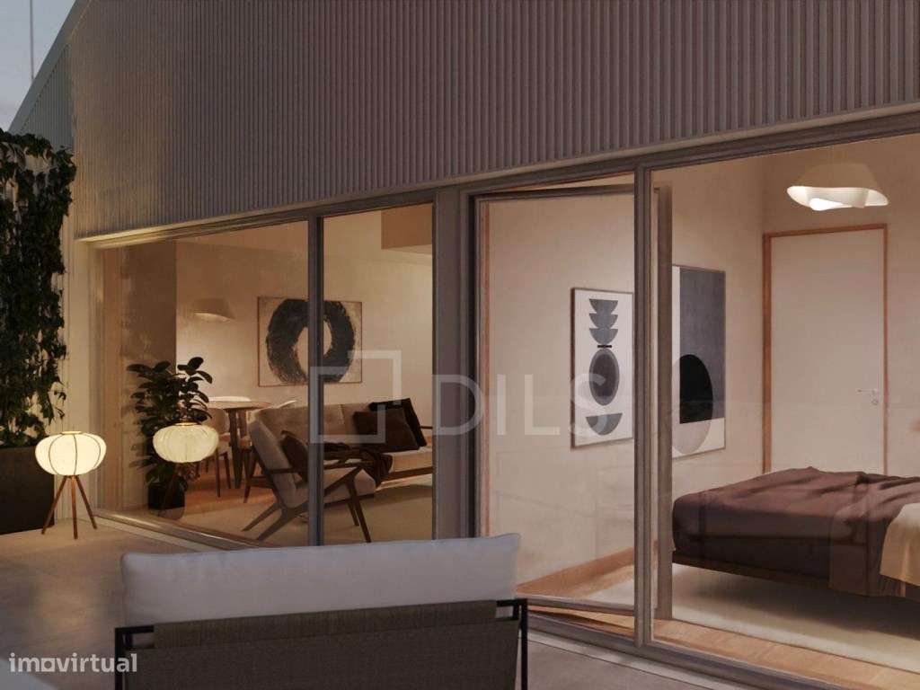Apartamento T1 com terraço inserido em novo empreendimento, em Vila... - Grande imagem: 4/48