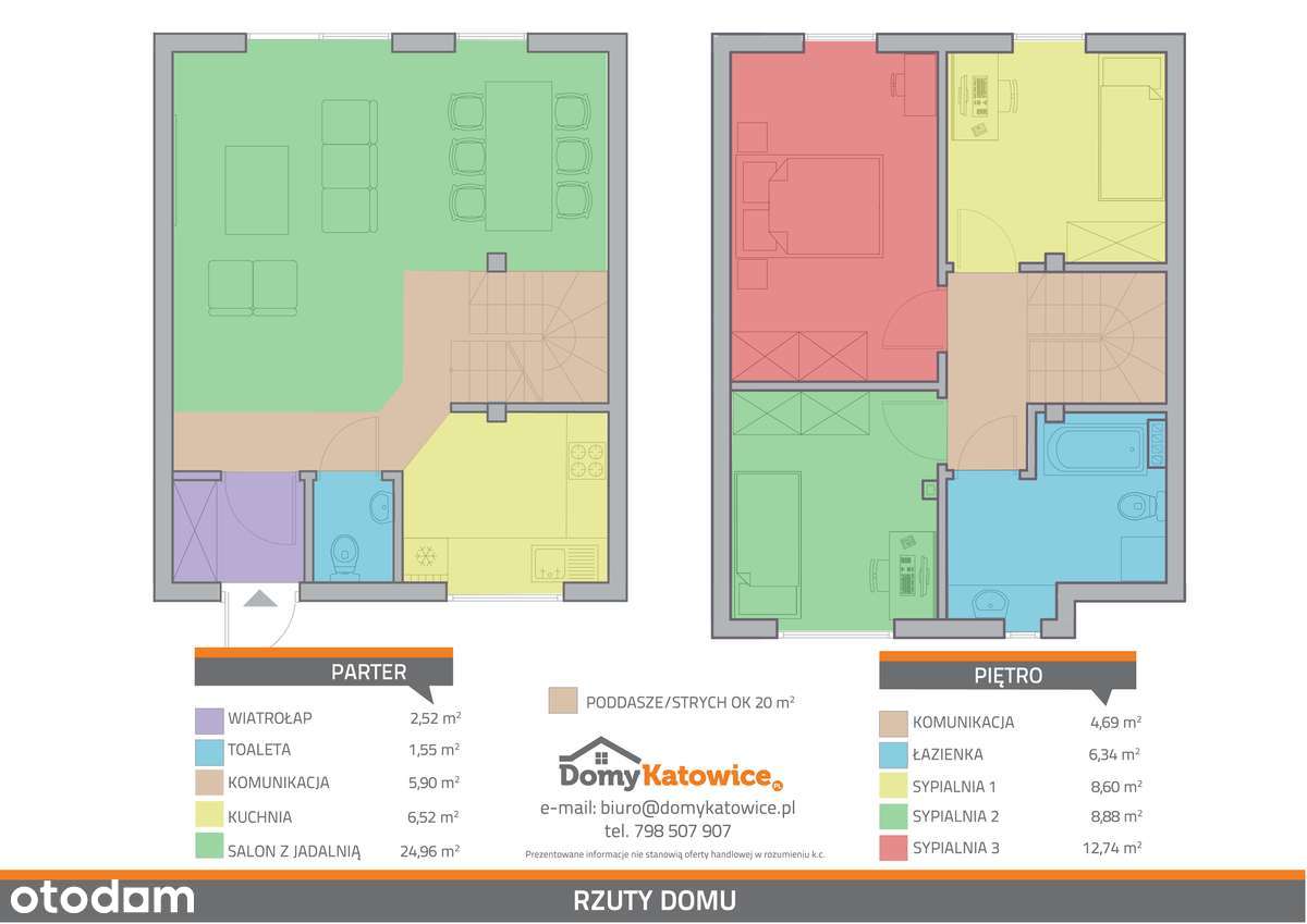 PROMOCJA - Dwupoziomowe z Dużym Ogródkiem - 4 Pokoje -SEGMENT ŚRODKOWY - Pełny obrazek: 5/13