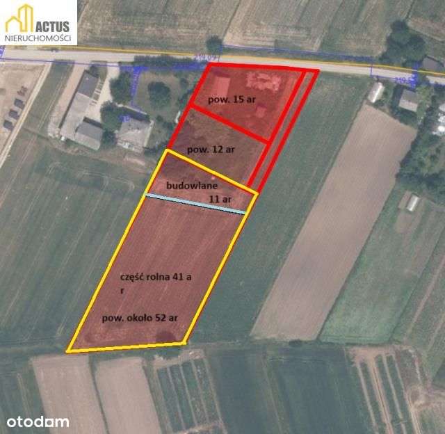 Działka 52 ar z widokiem na Tatry - Pełny obrazek: 2/7