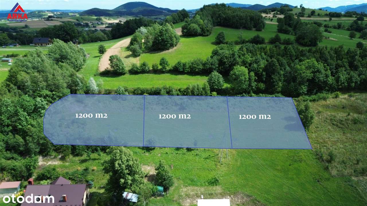 Widokowa działka z panoramą Beskidu Wyspowego-7