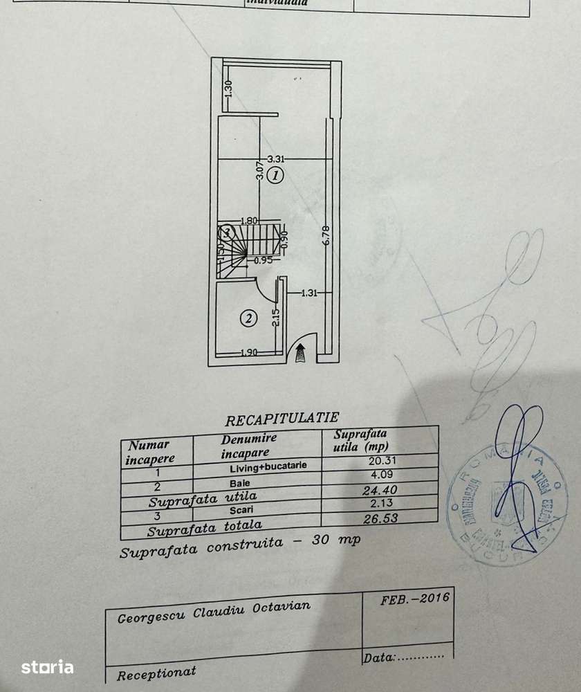 Apartament cu 3 camere în Apărătorii Patriei-18