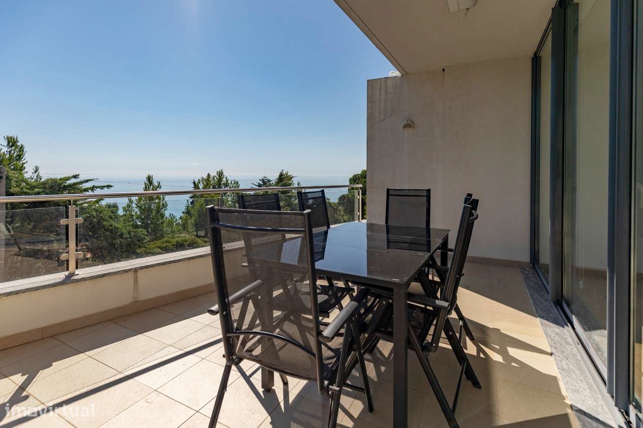 Moradia T3 piscina terraço vista mar e vila de Sesimbra-2