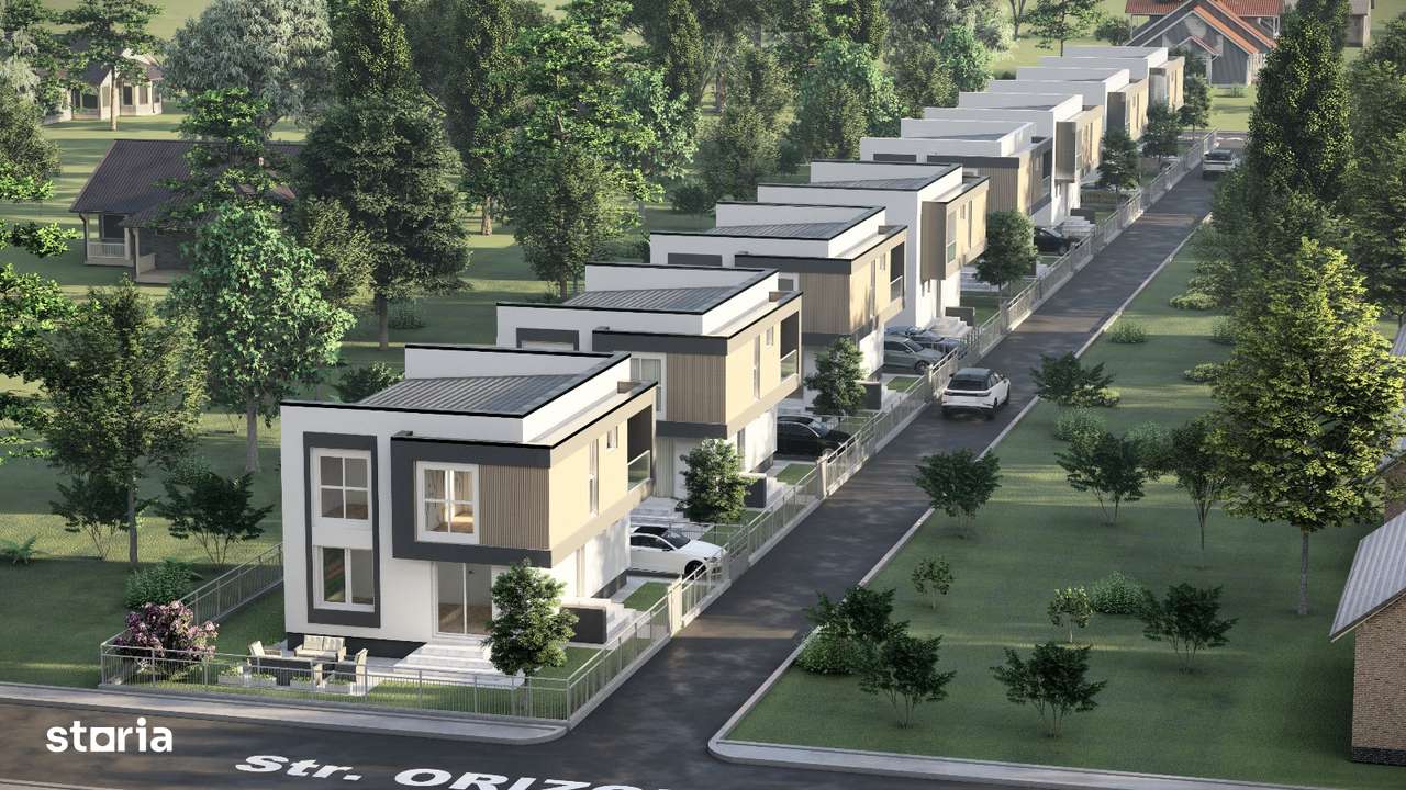 Vila Individuala P+1, 4 Camere - 3 bai, Teren 235 MP - Imagine principală: 5/7