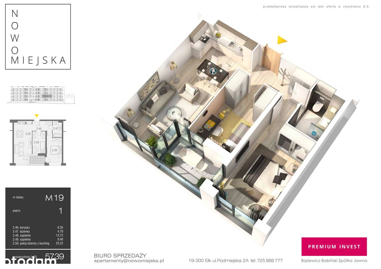 Osiedle Nowomiejska - mieszkania wyższego piętra - Pełny obrazek: 2/7