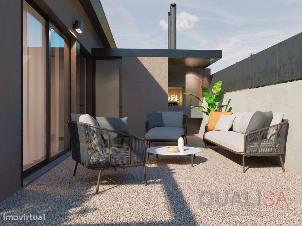 Moradia geminada térrea T2 nova em Ferreiros em Braga, em fase de c... - Grande imagem: 4/20