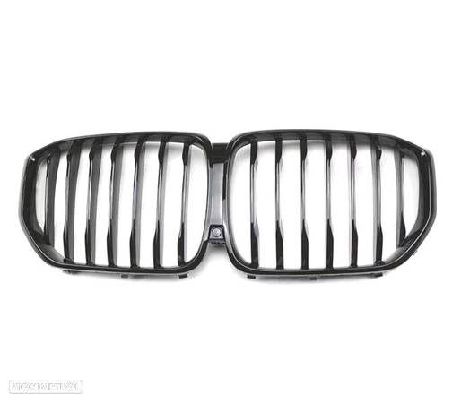 GRELHA FRONTAL PARA BMW X5 G05 18- LOOK M PERFORMANCE PRETO BRILHANTE - 5