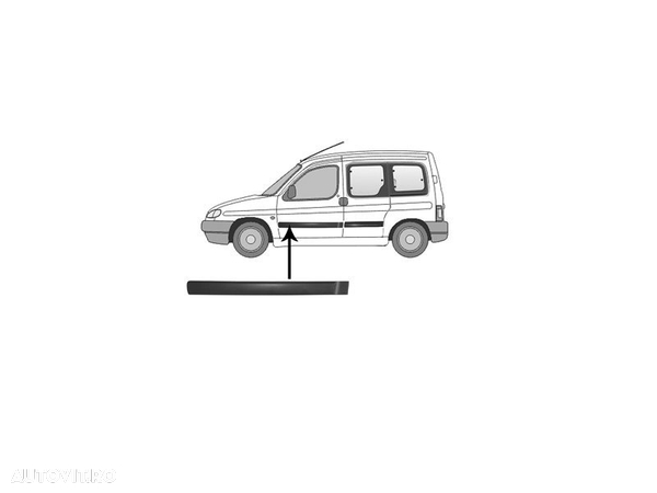 Bandou usa Citroen Berlingo (G_/MF) 1999-02.2008 Usa Fata stanga/dreapta Negru 8545H1 - 1