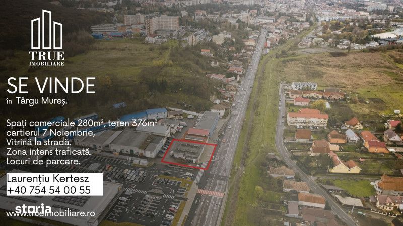 Spațiu comercial de vânzare, 280m² + teren 376m², 7 Noiembrie!