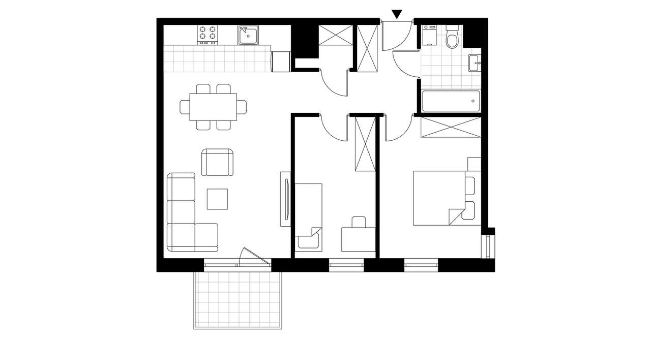 Skandinavia | mieszkanie 3-pok. | C.4.46 - Pełny obrazek: 3/8