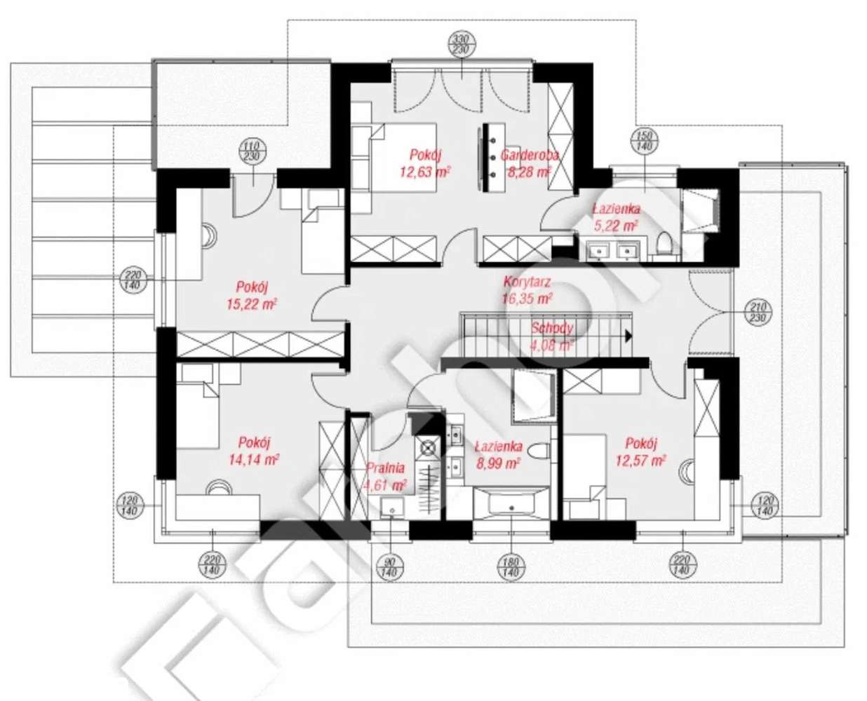 Duży dom wolnostojący w cenie bliźniaka - 235m2, działka 1000m2 - Pełny obrazek: 4/19