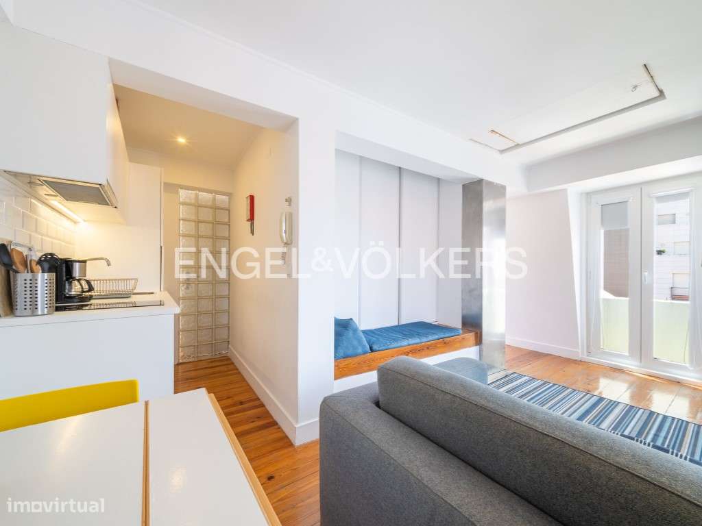 Apartamento T1 com Terraço Privativo na Avenida da Liberdade-4