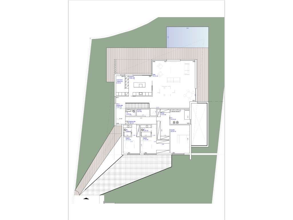 Viva com Elegância: Moradia Térrea com Piscina, 4 Frentes e Jardim ...-14