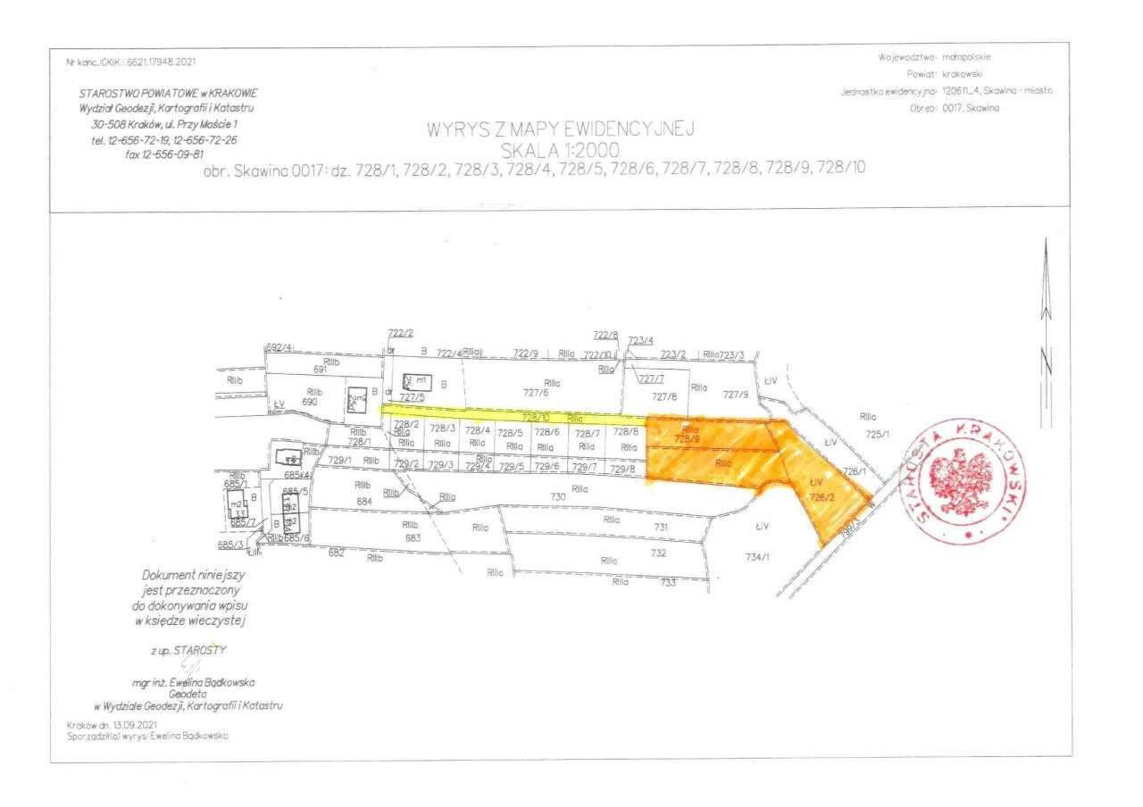 Dla Inwestora! Działka Skawina 43A.-9