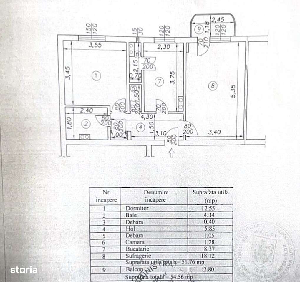MARASESTI - 2cam, cf1A, dec, 3/8, renovat total - 86900 eu-4