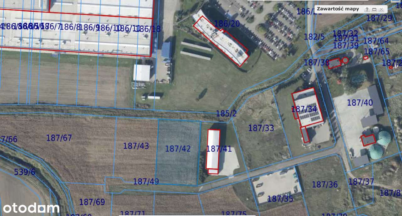 GRUNT INWESTYCYJNY na strefie przemysłowej - Kłoda, ul. Produkcyjna-10
