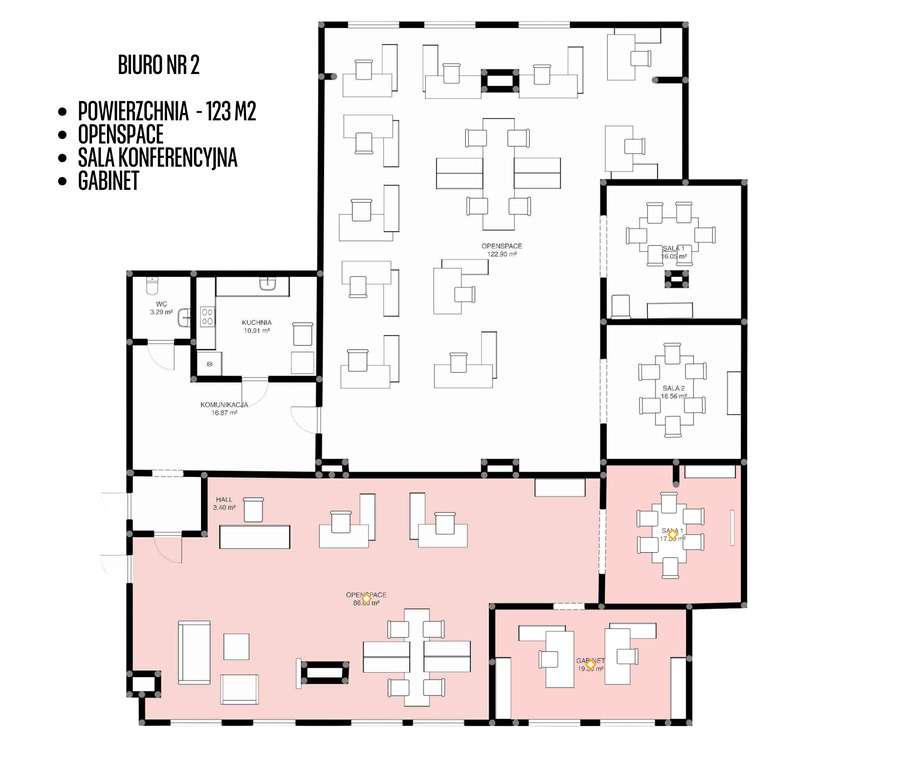 Lokal standard premium - 123m², Piętro I - Parking - Pełny obrazek: 2/11