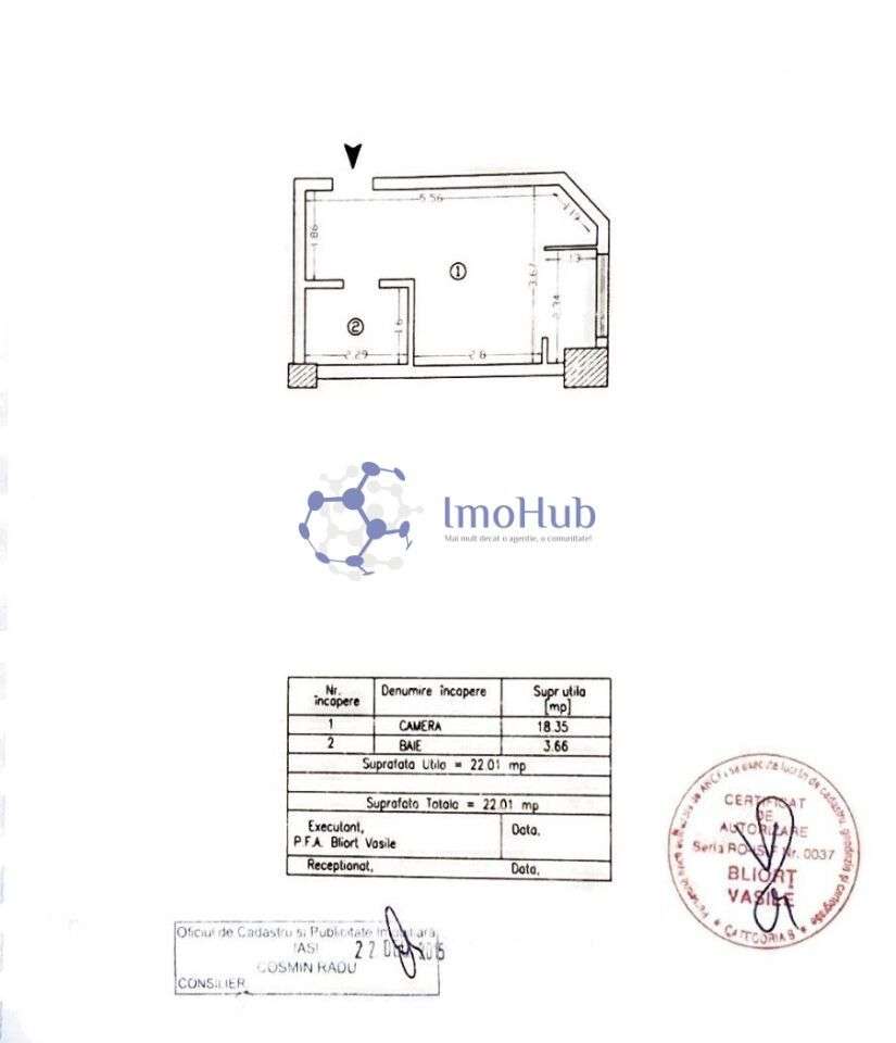 Apartament, 23 m²,  - Imagine principală: 3/7
