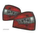 FAROLINS TRASEIROS PARA AUDI A3 8L 96-00 HATCHBACK VERMELHO FUMADOS LEX - 1