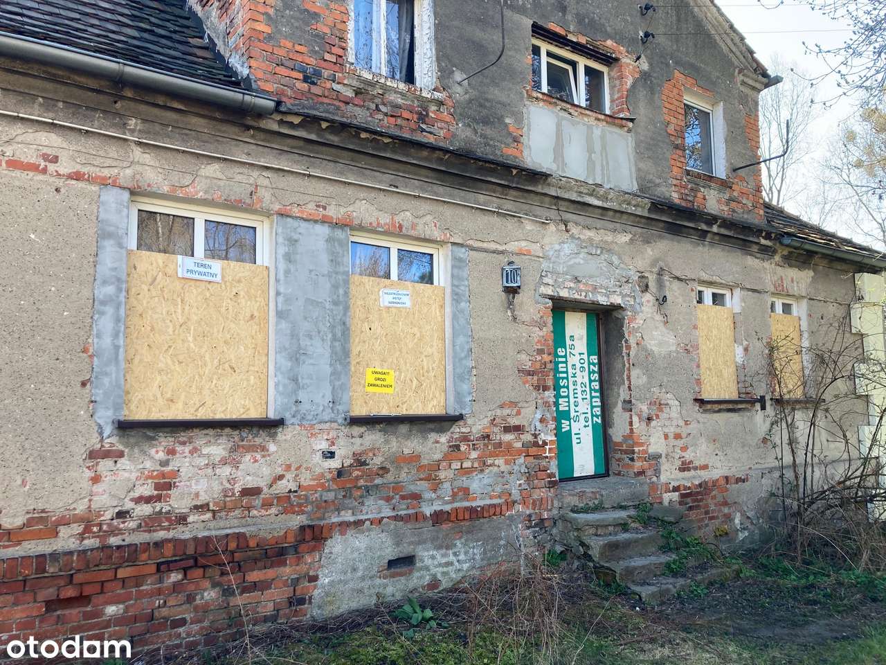 Działka INWESTYCYJNA z domem do totalnego remontu-3