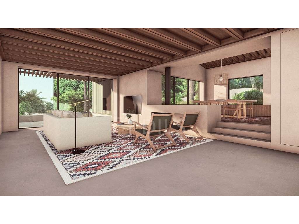 Moradia T4 em Colares, Sintra, com vista mar e piscina-3