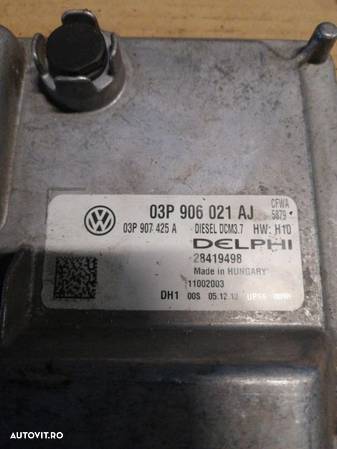 Calculator motor ecu motor Volkswagen Polo 6r 1.2 tdi stare perfecta - 2