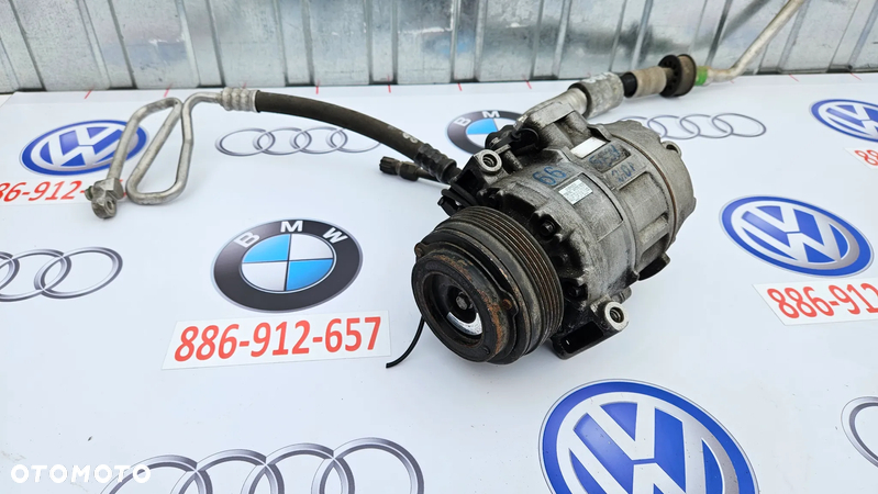BMW 5 E39 2.0i Sprężarka klimatyzacji Kompresor klimy 447220-8026  DENSO  Przewody - 6