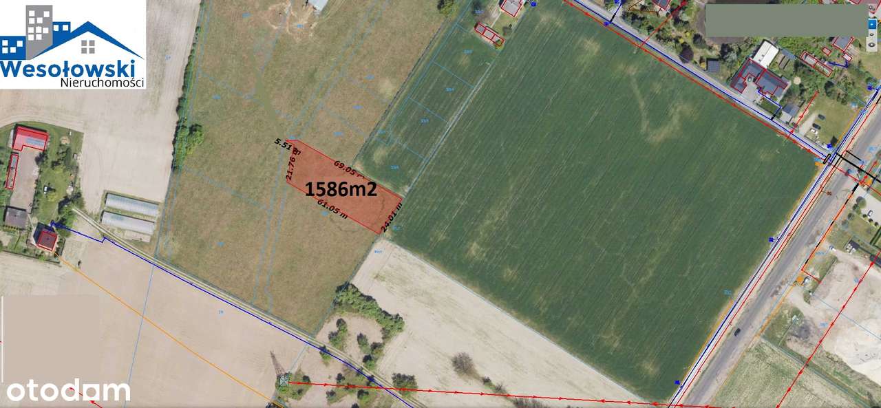 Działki budowalne z warunkami zabudowy ,ul. Głowackiego-3