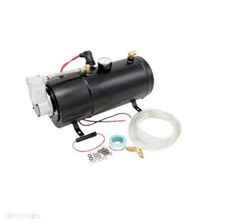 Compresor aer 12V 240W 150 Psi, rezervor 3 l - 1