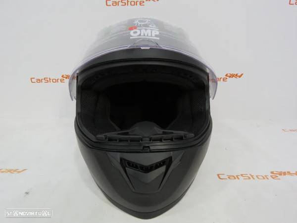 Capacete OMP Circuit EVO Preto Matte + Amarelo + Branco - 3